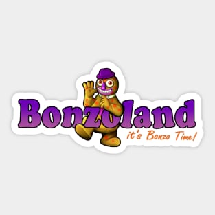 Welcome to Bonzoland! Sticker